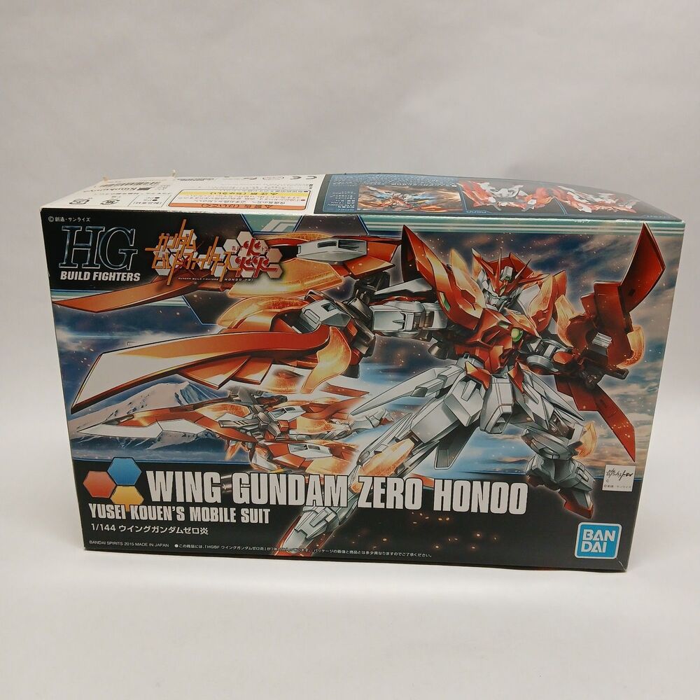 Ban Dai Kinokuniya Wing Gundam Zero Honoo Yusei Kouens Mobile Suit Model Kit NEW